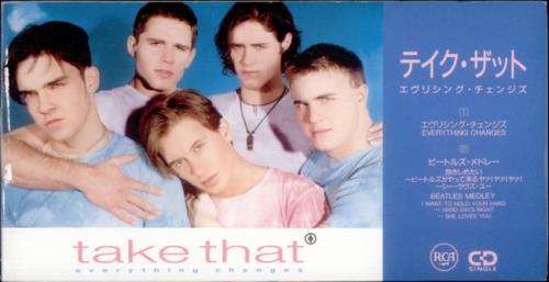 Take That Everything Changes 3" CD single (CD3) Japanese TAKC3EV25839