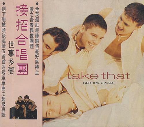 Take That Everything Changes CD album (CDLP) Taiwanese TAKCDEV370164