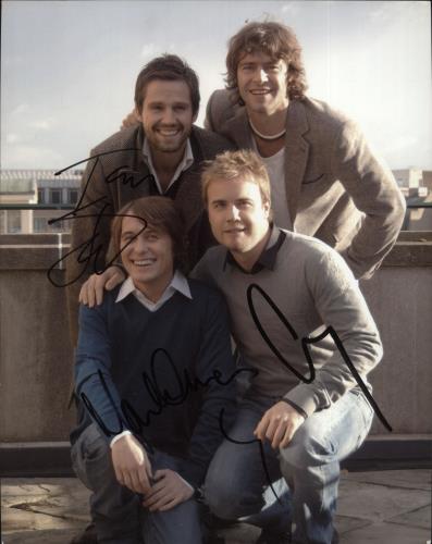 Take That Signed Photograph photograph UK TAKPHSI726518