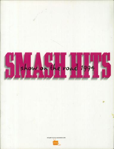 Take That Smash Hits Show On The Road 1994 tour programme UK TAKTRSM827519