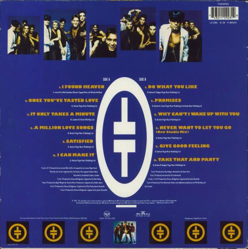 Take That Take That & Party vinyl LP album (LP record) UK TAKLPTA28987