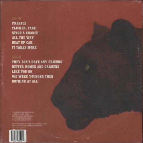 Taking Back Sunday Happiness Is - Black & Gold Swirl Vinyl - Sealed vinyl LP album (LP record) UK TU3LPHA876730