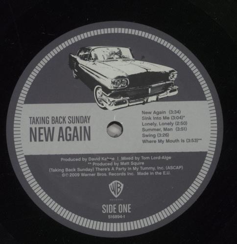 Taking Back Sunday New Again vinyl LP album (LP record) UK TU3LPNE885892