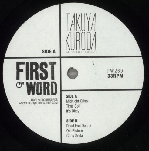 Takuya Kuroda Midnight Crisp vinyl LP album (LP record) UK -ALLPMI881609