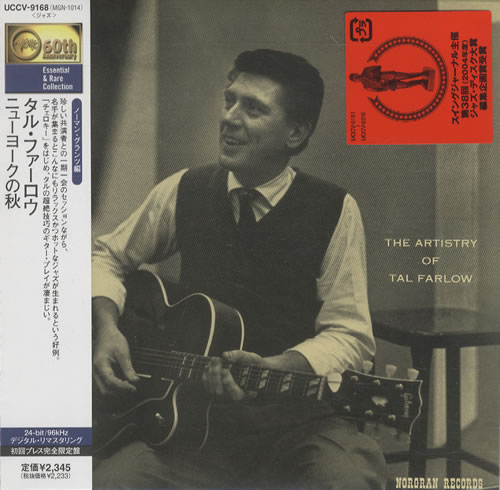 Tal Farlow The Artistry Of Tal Farlow CD album (CDLP) Japanese LO3CDTH453175