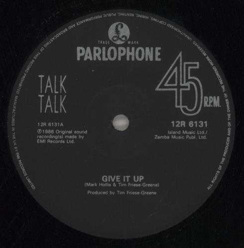 Talk Talk Give It Up 12" vinyl single (12 inch record / Maxi-single) UK TTK12GI34650