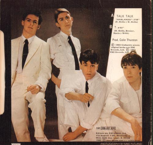 Talk Talk Hablando 7" vinyl single (7 inch record / 45) Spanish TTK07HA652100