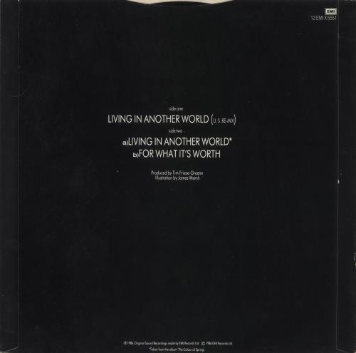 Talk Talk Living In Another World - Remix 12" vinyl single (12 inch record / Maxi-single) UK TTK12LI10710