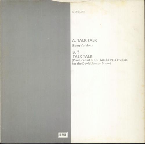 Talk Talk Talk Talk - EX 12" vinyl single (12 inch record / Maxi-single) UK TTK12TA804278