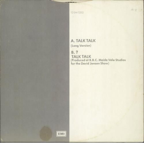 Talk Talk Talk Talk - VG 12" vinyl single (12 inch record / Maxi-single) UK TTK12TA821777