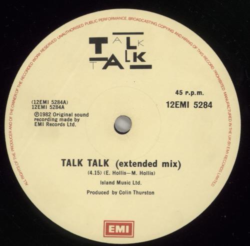 Talk Talk Talk Talk 12" vinyl single (12 inch record / Maxi-single) UK TTK12TA05777