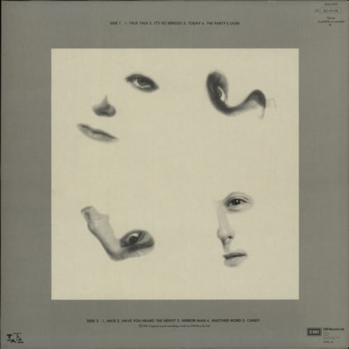 Talk Talk The Party's Over - Textured sleeve vinyl LP album (LP record) UK TTKLPTH600097