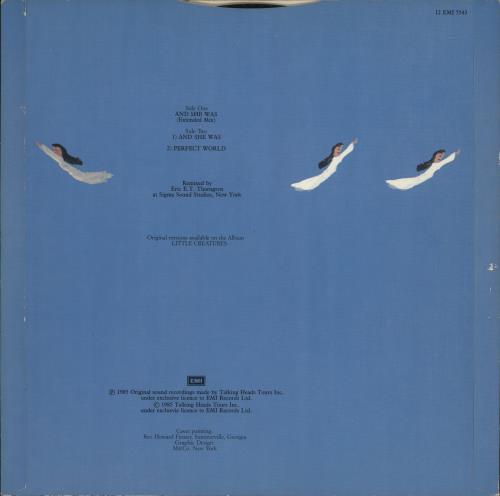 Talking Heads And She Was 12" vinyl single (12 inch record / Maxi-single) UK TAL12AN116245