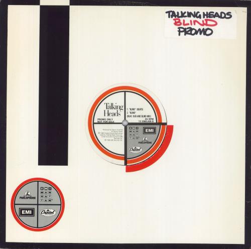 Talking Heads Blind 12" vinyl single (12 inch record / Maxi-single) UK TAL12BL37388