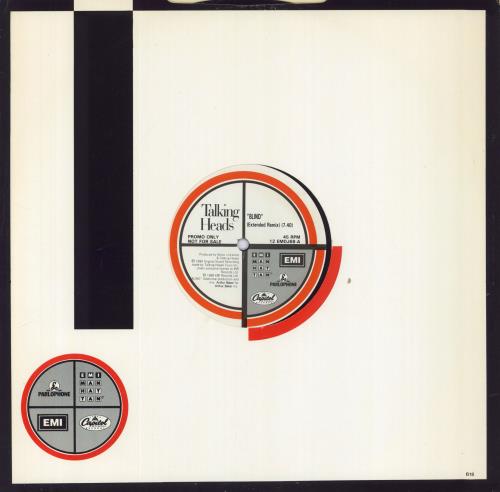 Talking Heads Blind 12" vinyl single (12 inch record / Maxi-single) UK TAL12BL37388