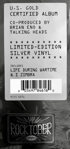 Talking Heads Fear Of Music - Silver Vinyl - Sealed vinyl LP album (LP record) UK TALLPFE765376