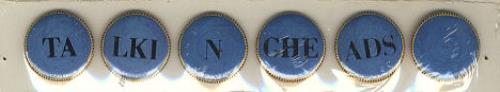 Talking Heads Set Of Six Badges badge US TALBGSE442966