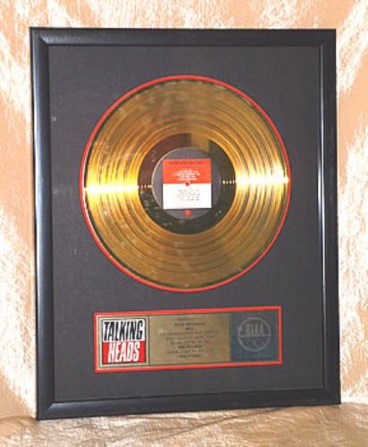 Talking Heads True Stories award disc US TALAWTR279714