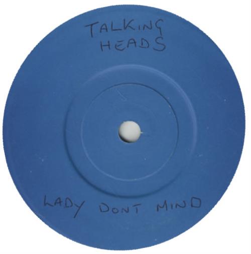 Talking Heads Lady Don't Mind Blue Label Test Pressing UK Promo 7