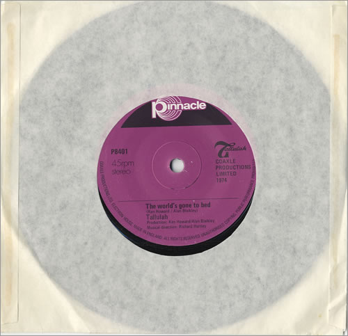 Tallulah Oh, What A Feeling 7" vinyl single (7 inch record / 45) UK 7LL07OH467978