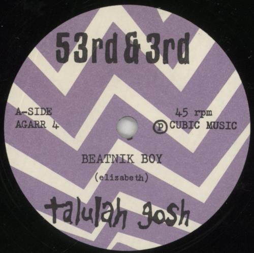 Talulah Gosh Beatnik Boy 7" vinyl single (7 inch record / 45) UK TGH07BE623289