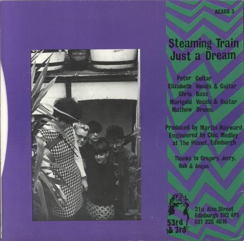 Talulah Gosh Steaming Train 7" vinyl single (7 inch record / 45) UK TGH07ST854259