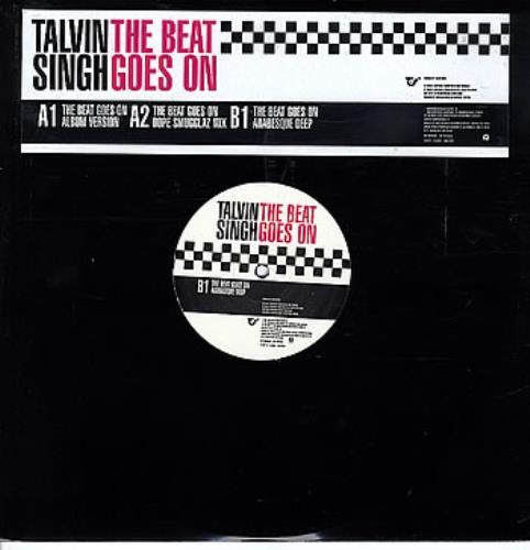 Talvin Singh The Beat Goes On 12" vinyl single (12 inch record / Maxi-single) UK TVN12TH182462