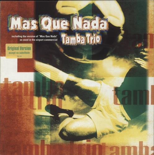 Tamba Trio Mas Que Nada 12" vinyl single (12 inch record / Maxi-single) UK WUM12MA881929