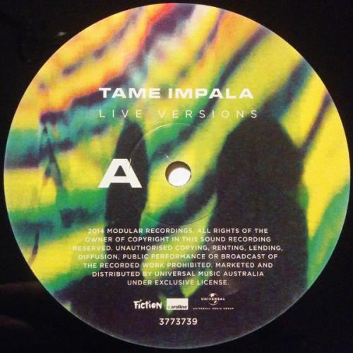 Tame Impala Live Versions - Sealed 12" vinyl single (12 inch record / Maxi-single) UK X9V12LI673246
