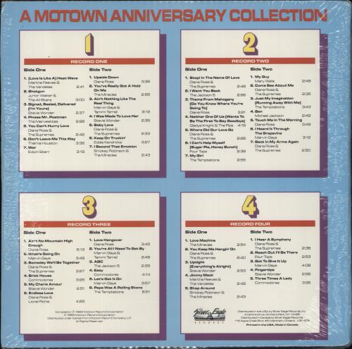 Tamla Motown A Motown Anniversary Collection - Sealed 5-LP vinyl album record set Canadian MTW5LAM860730