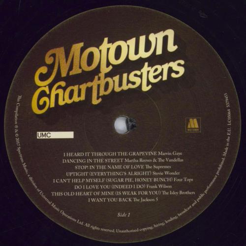 Tamla Motown Motown Chartbusters - Ex vinyl LP album (LP record) UK MTWLPMO804756