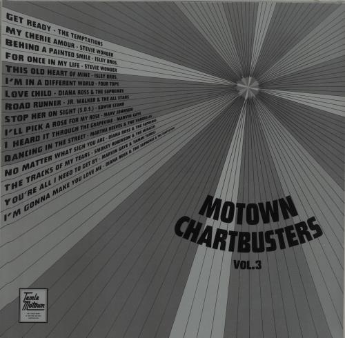 Tamla Motown Motown Chartbusters Vol. 3 vinyl LP album (LP record) German MTWLPMO671355