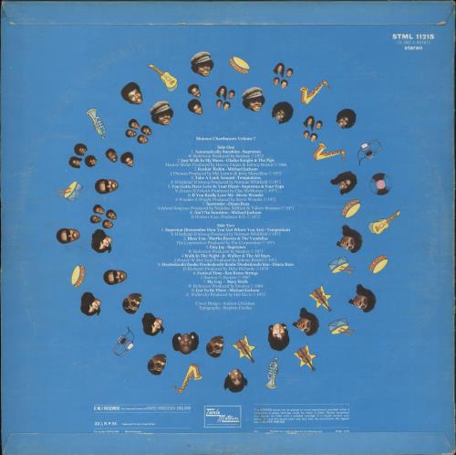 Tamla Motown Motown Chartbusters Vol. 7 vinyl LP album (LP record) UK MTWLPMO711124