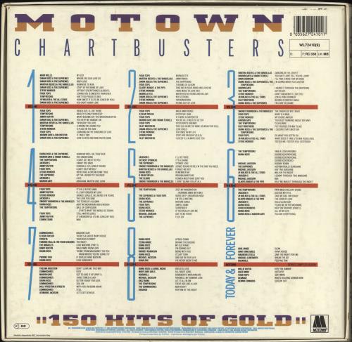 Tamla Motown Motown Chartbusters: 150 Hits Of Gold Vinyl Box Set Italian MTWVXMO290396