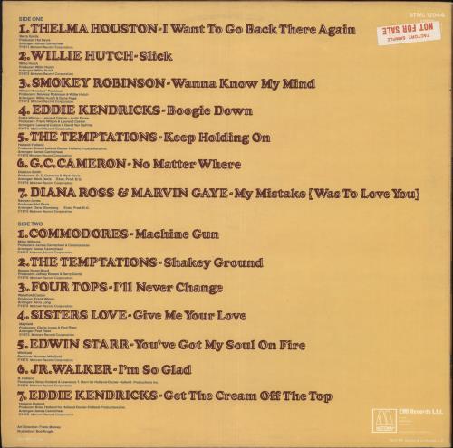 Tamla Motown Motown Disc-O-Tech 3 - Factory Sample vinyl LP album (LP record) UK MTWLPMO747302