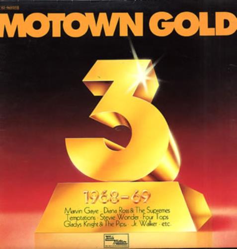 Tamla Motown Motown Gold 1968-69 2-LP vinyl record set (Double LP Album) German MTW2LMO309220