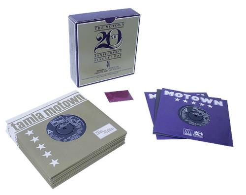 Tamla Motown The Motown 20th Anniversary Singles Box 7" single box set UK MTW7XTH531041