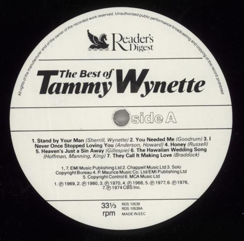 Tammy Wynette The Best Of Tammy Wynette vinyl LP album (LP record) UK TAMLPTH608092