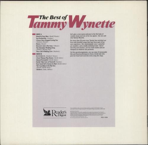 Tammy Wynette The Best Of Tammy Wynette vinyl LP album (LP record) UK TAMLPTH608092