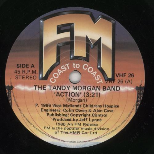 Tandy Morgan Action! 7" vinyl single (7 inch record / 45) UK 8AT07AC855371