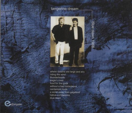 Tangerine Dream Blue Dawn CD album (CDLP) German TANCDBL869043