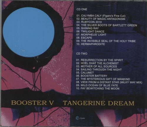 Tangerine Dream Booster V 2 CD album set (Double CD) German TAN2CBO818262