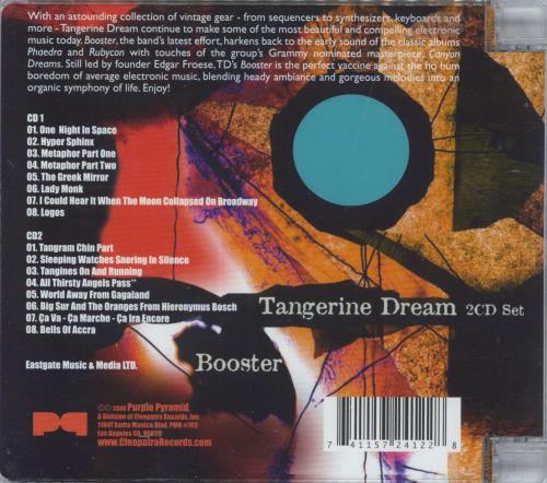 Tangerine Dream Booster 2 CD album set (Double CD) US TAN2CBO818250
