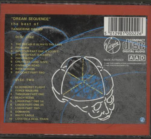Tangerine Dream Dream Sequence 2 CD album set (Double CD) French TAN2CDR872650
