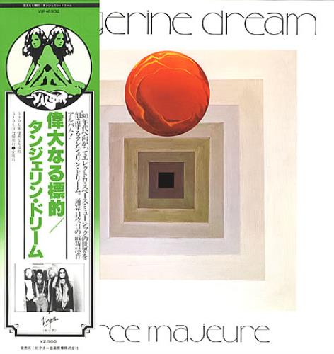 Tangerine Dream Force Majeure vinyl LP album (LP record) Japanese TANLPFO352696