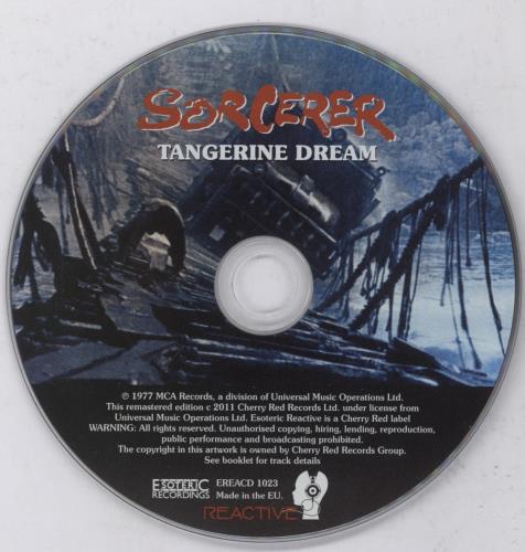 Tangerine Dream Sorcerer CD album (CDLP) UK TANCDSO893686