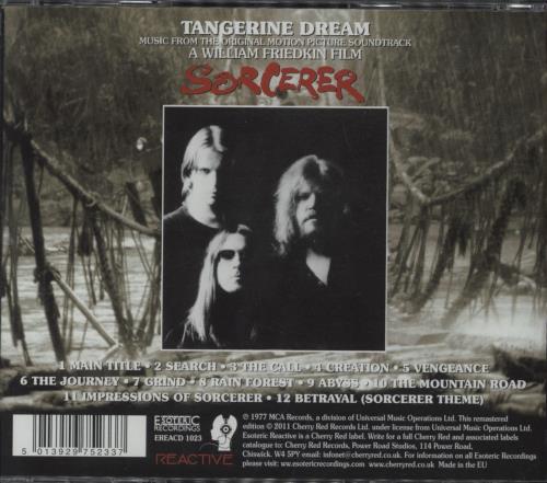 Tangerine Dream Sorcerer CD album (CDLP) UK TANCDSO893686