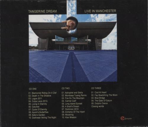 Tangerine Dream The Gate Of Saturn (Live At The Lowry Manchester 2011) 3-CD album set (Triple CD) US TAN3CTH816178