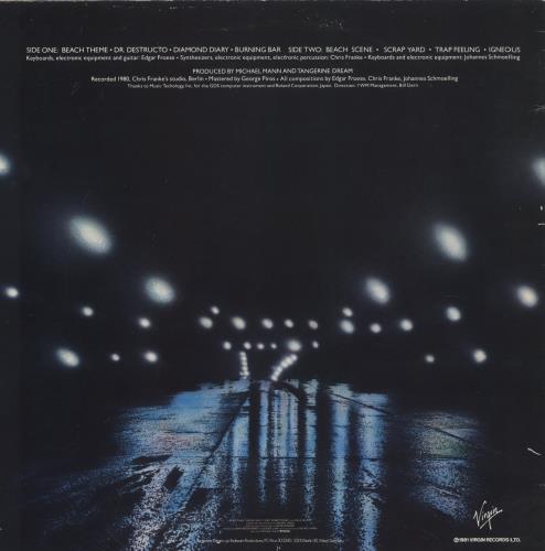Tangerine Dream Thief vinyl LP album (LP record) UK TANLPTH337952