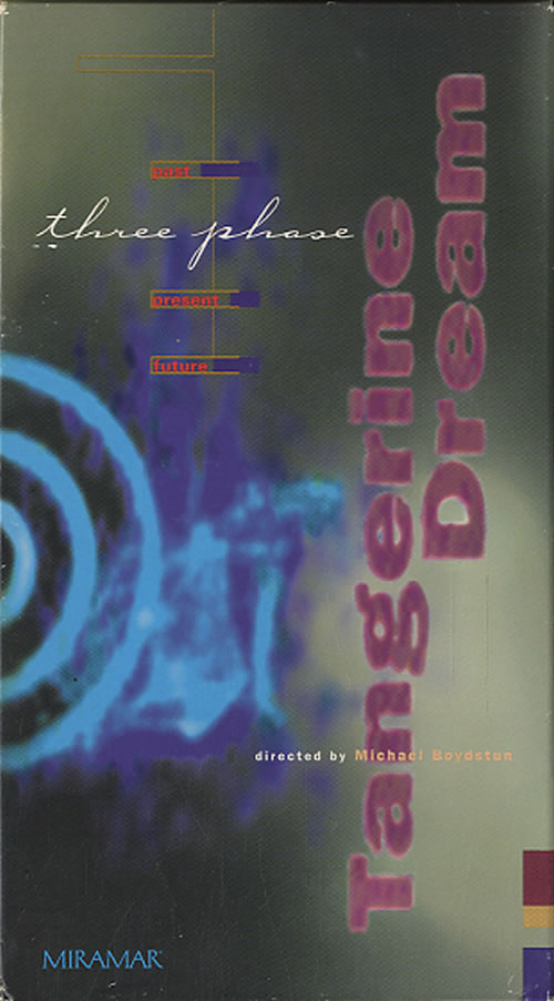 Tangerine Dream Three Phase video (VHS or PAL or NTSC) UK TANVITH590914